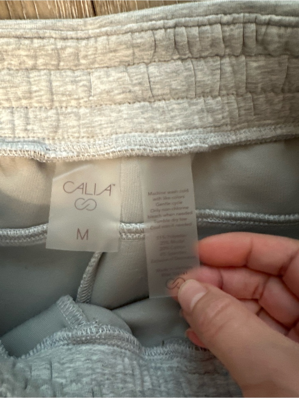 CALIA Gray Wide Leg Sweatpants - Picture 3 of 3